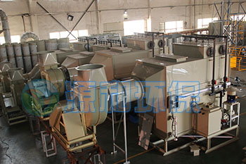 酸堿廢氣處理設備-臥式洗滌塔 酸堿廢氣處理設備-臥式洗滌塔