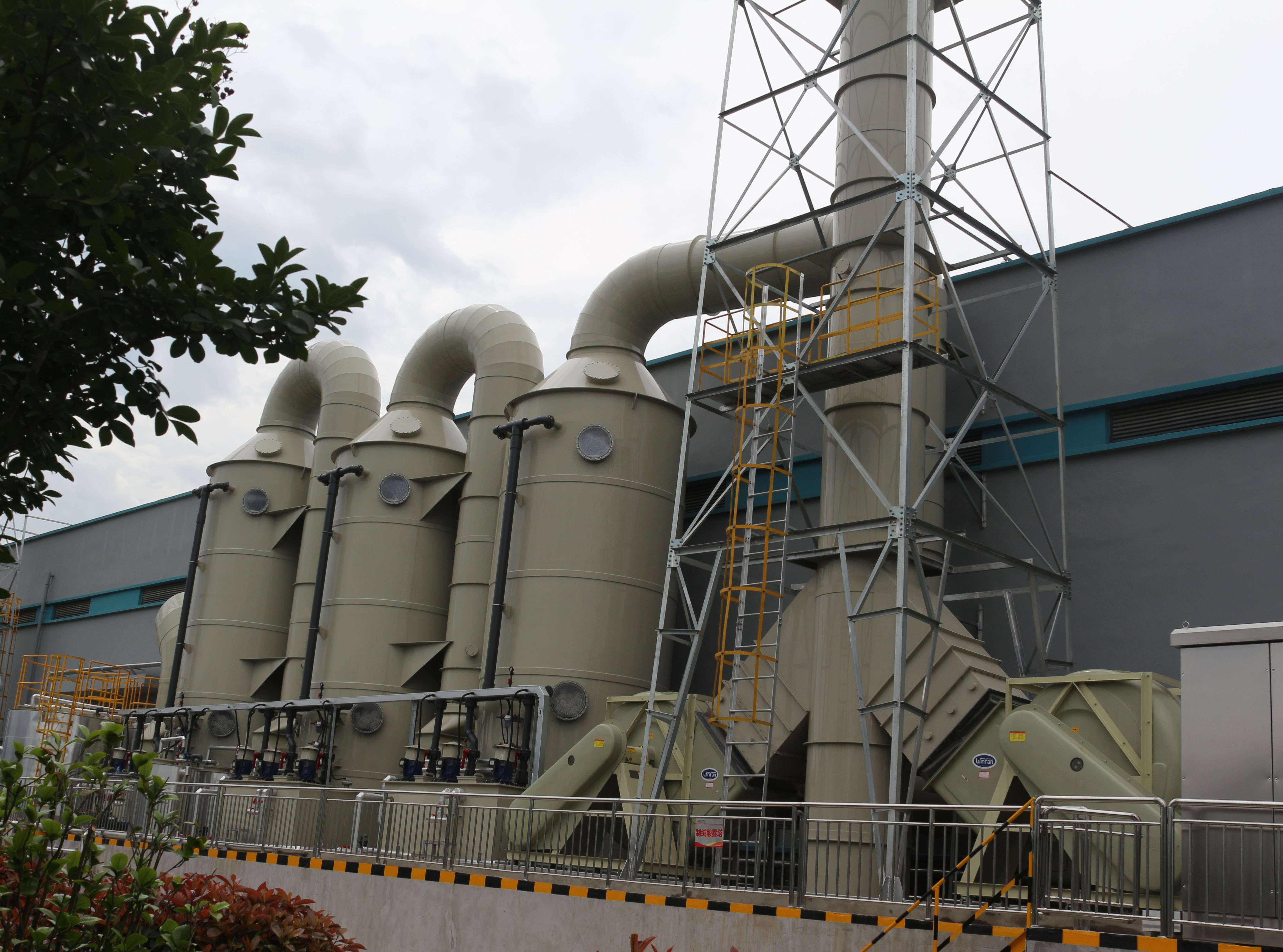 太陽能光伏廠廢氣處理案例 太陽能光伏廠廢氣處理案例